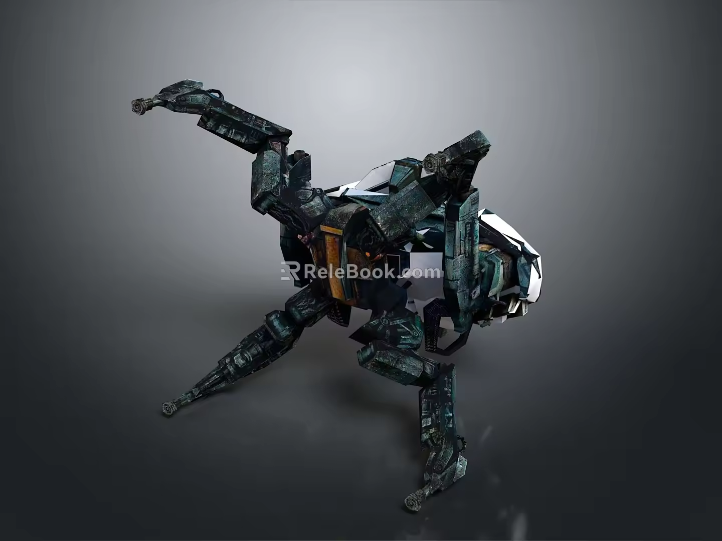 Robot Assistant Small Robot Butler Robot Butler Figure Game Figure 3d model