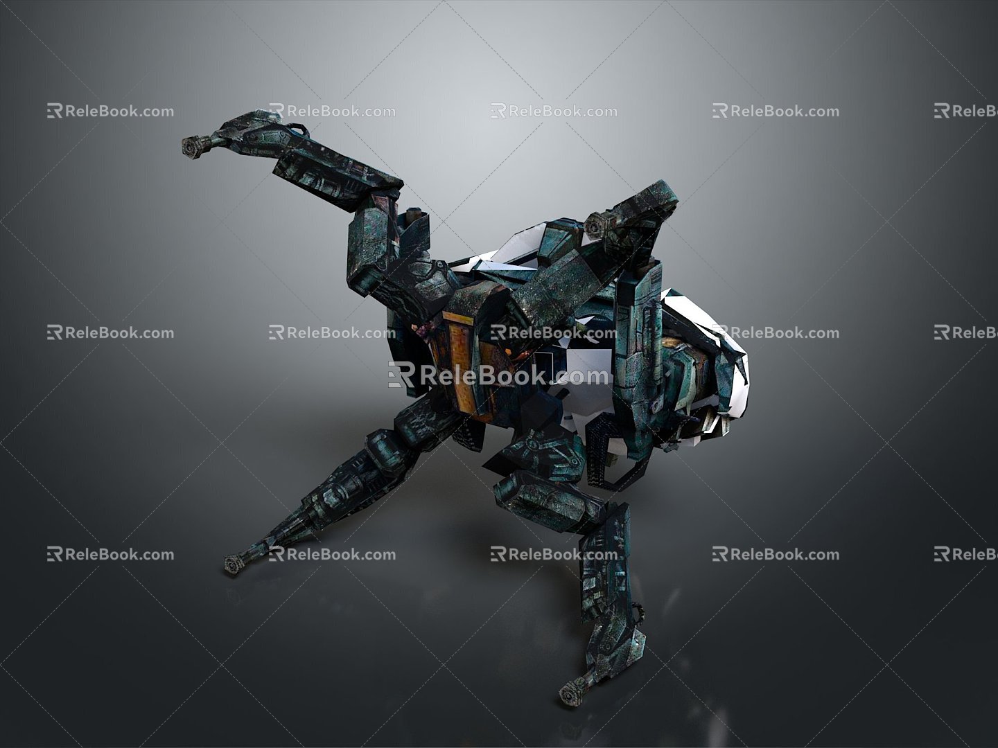 Robot Robot Assistant Small Robot Robot Butler Robot Butler Figure Game Figure 3d model