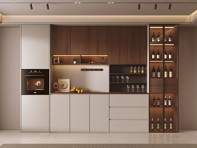 Middle Style Sideboard 3d model
