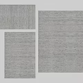 Gray Square Rug With Woven Texture And Detailed Design For Home Decor