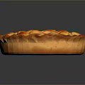Delicious Freshly Baked Golden Brown Pie With Lattice Crust Topping