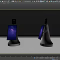 Modern Robot Intelligent Voice Robot 3d model