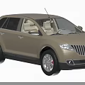 Beige SUV Car With Sleek Body Design Chrome Grille And Stylish Wheels Windows