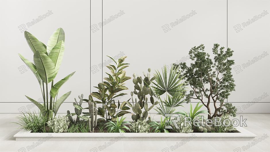 Modern Plant Plant Heap Plant Wall model