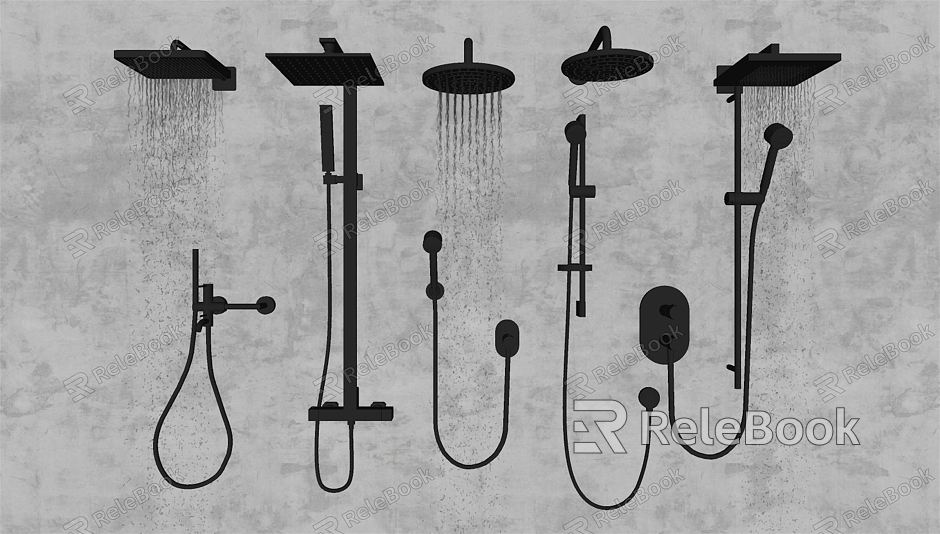 Modern Shower Shower Faucet Combination model