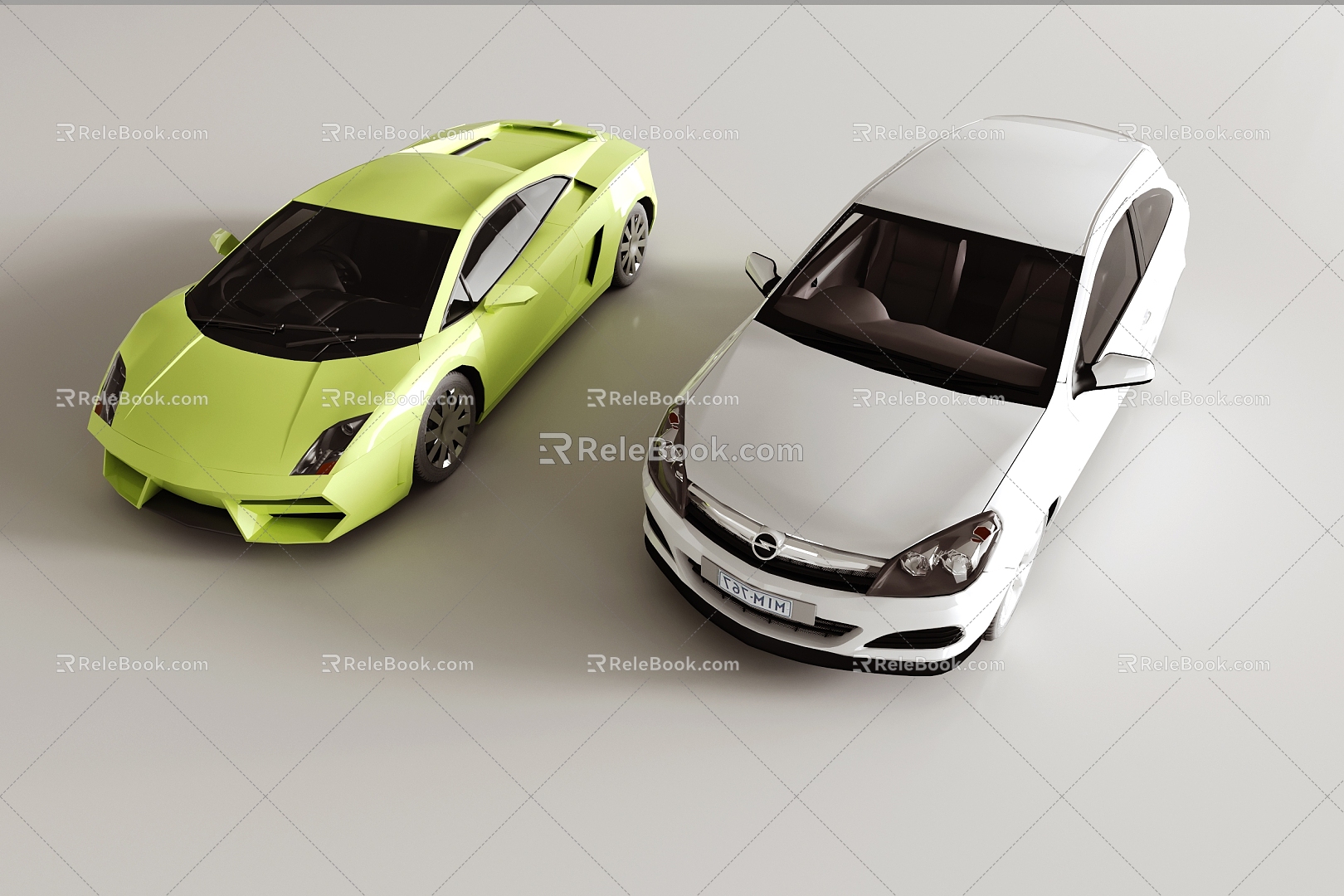 Car sports car Racing New Energy Electric Vehicle 3d model