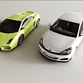 Car sports car Racing New Energy Electric Vehicle 3d model