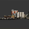 Intricate 3D Urban City Model With Various Building Heights And Street Layout Details