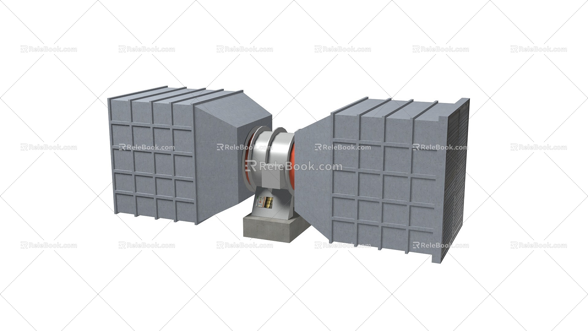 Air conditioning ventilation equipment 3d model