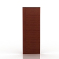 European-style solid wood door 3d model