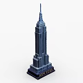 Detailed Empire State Building Decorative Figurine With New York Inscription For Home Decor