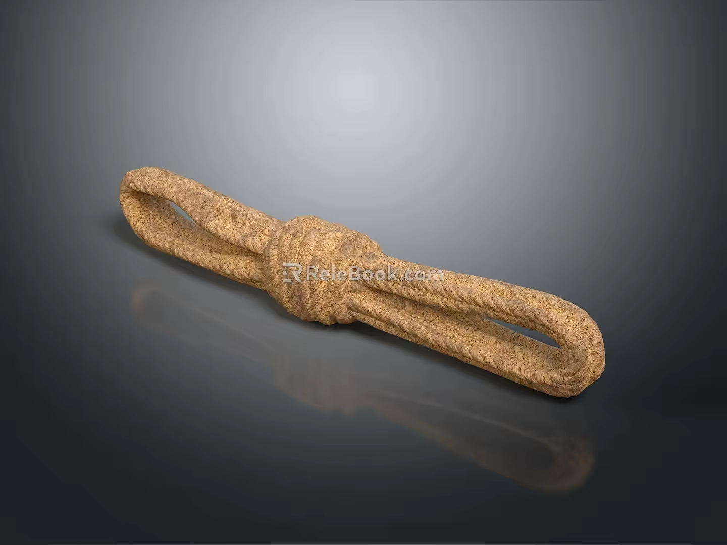 Hemp rope string daily necessities 3d model
