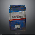 Vintage Express Letter Mailbox In Blue White Red With Letters Label And Rustic Finish