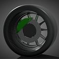 Modern wheel racing wheel 3d model