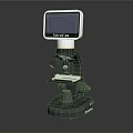TecnoView Digital Microscope With Built In Screen For Scientific Observation And Research 3d model