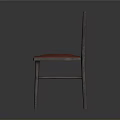 Four Colorful Wooden Chairs With Simple Back Design And Varied Seat Colors