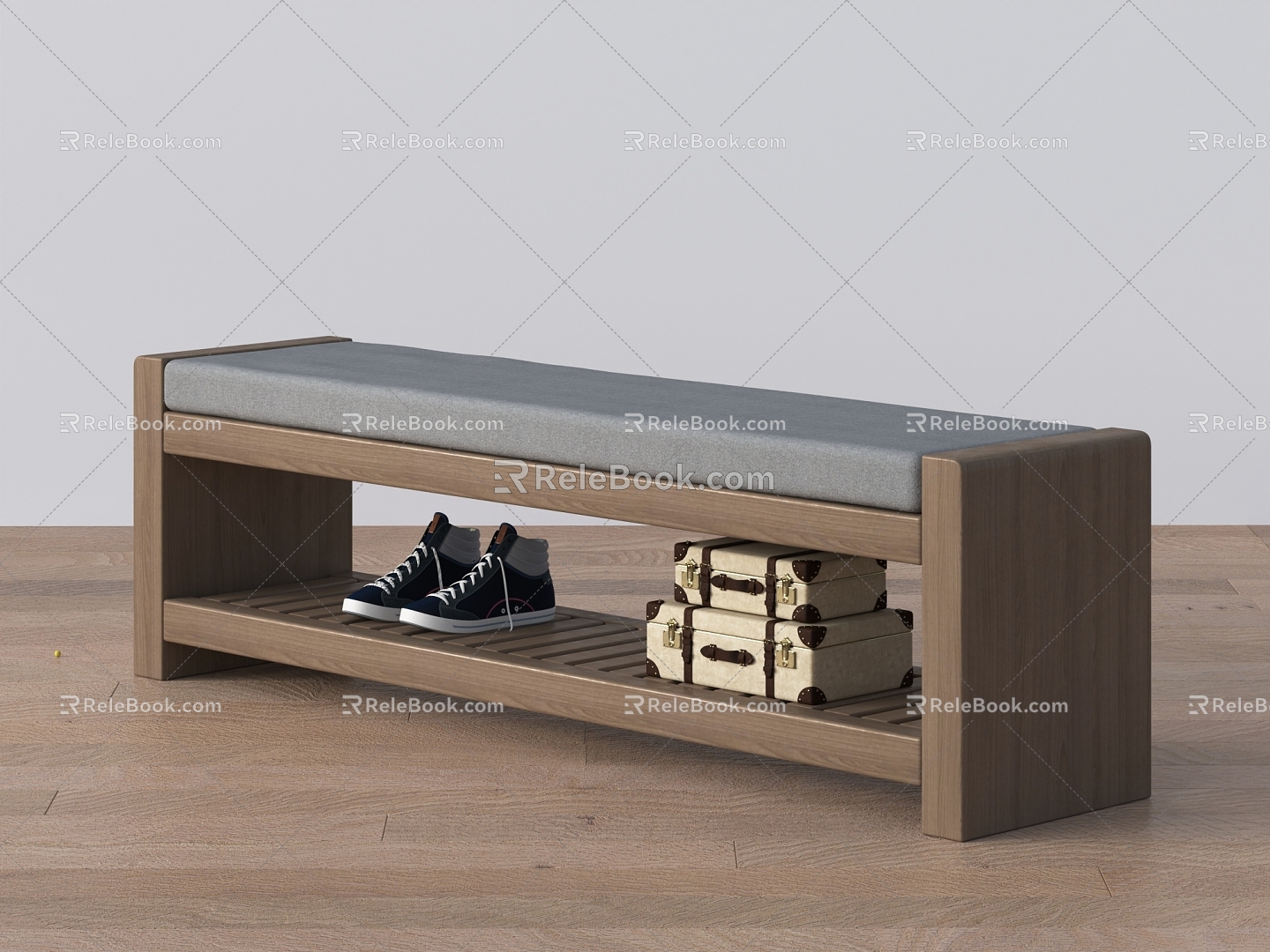 Sofa Bench Bench Bench Bench Shoe Changing Bench Furniture 3d model