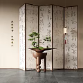 Partition Screen Modern Partition Modern Screen 3d model