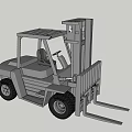 Multi-function forklift lift 3d model