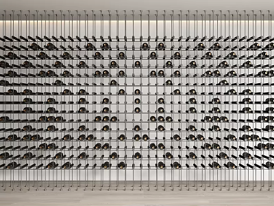 Modern Wine Rack Wine Rack Wine Display Rack Wine Cabinet Storage Rack 3d model