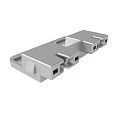 Silver Industrial Metal Component With Multiple Holes And Mechanical Structure