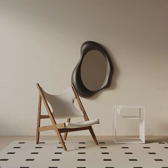 modern leisure chair 3d model