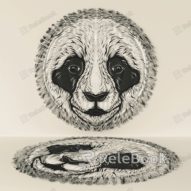 Round Carpet Animal model