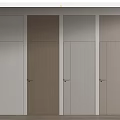 Modern Hinged Doors in Various Colors with Wood Grain and Smooth Surfaces