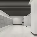 Casual Lounge Area With Wooden Floor Gray Walls Desks Computer Monitors Black Chairs And Sofa