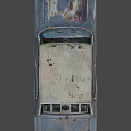 Old Rusted Abandoned Vintage Car With Worn Body And Dusty Exterior
