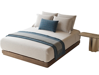 double bedding 3d model