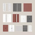 Various Colored Window Blinds In Different Styles For Home Interior Design