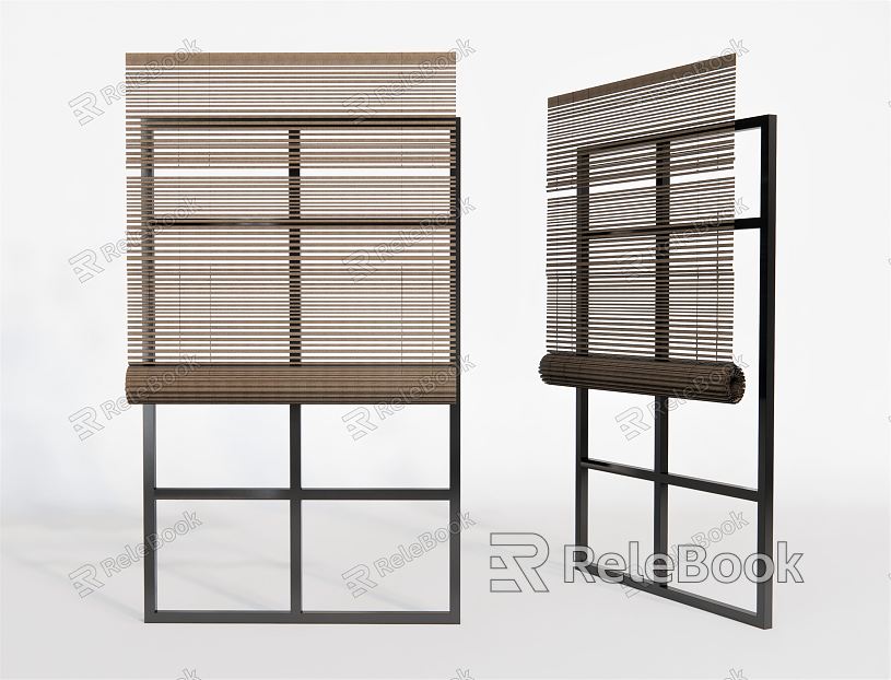 Modern Roller Curtain Bamboo Curtain model