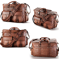 Modern Bag Leather Satchel 3d model