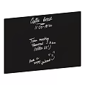 Office Blackboard Schedule With Coffee Break Team Meeting And Happy Weekend Notes