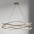 Modern chandelier combination 3d model
