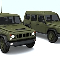 BAIC BJ80 Military Edition and Military Operation Edition 3d model