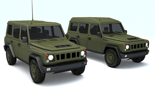 BAIC BJ80 Military Edition and Military Operation Edition 3d model