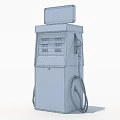 Public Facility Gas Station Fuel Dispenser With Dual Nozzles Digital Screens And Company Logo