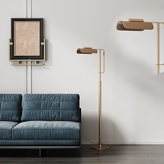Milotti floor lamp 3d model