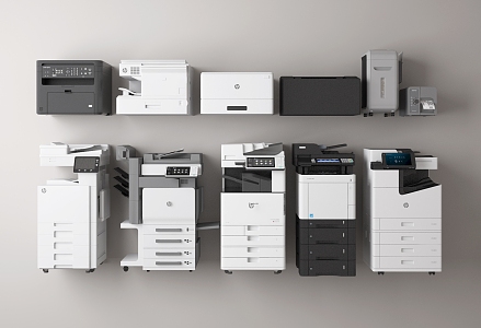 Modern Printers 3d model