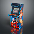 Game machine large game machine coin-operated game machine arcade digital accessories electronic accessories consumables 3d model