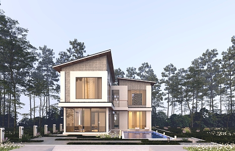 Modern Villa 3d model