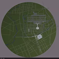 Aerial Planning of Urban City Layout With Road Network and Building Structures