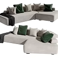 Modern Multiplayer Sofa 3d model
