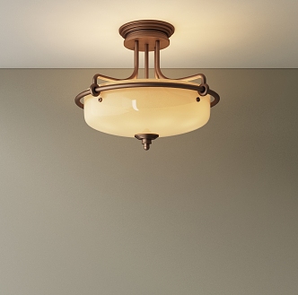 French living room chandelier ceiling lamp 3d model