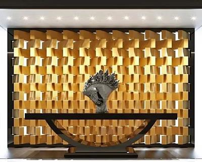 End View Desk 3d model