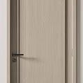 Modern Hinged Doors With Light Beige And Gray Wooden Texture For Home Interior