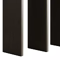 Minimalist Entryway Console Table And Side Cabinet With Wooden Finish And Simple Design Structure