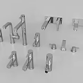 Stylish Modern Chrome Faucets In Various Designs For Kitchen And Bathroom